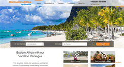 Desktop Screenshot of destinationsafrica.com